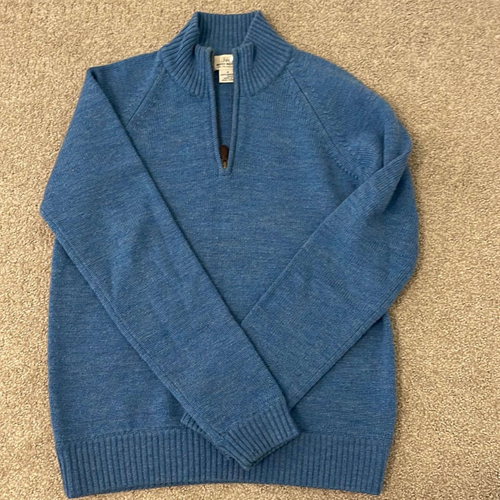 Brooks Brothers 346 Wool Quarter Zip